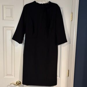 Eloquii Elegant Black Long Sleeve Dress